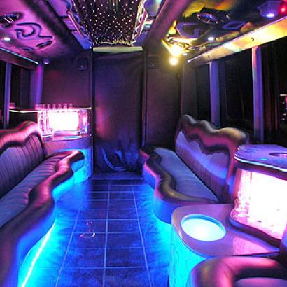 Enjoy ride in trendy party bus